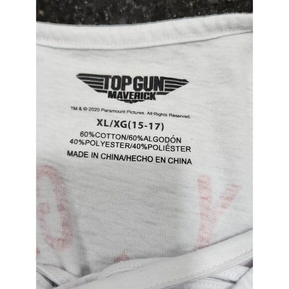 Fly Girl Top Gun Maverick T-Shirt White in XL - Picture 6 of 6